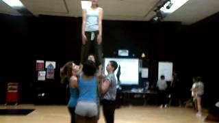 Level one stunt (prep and Cradle)