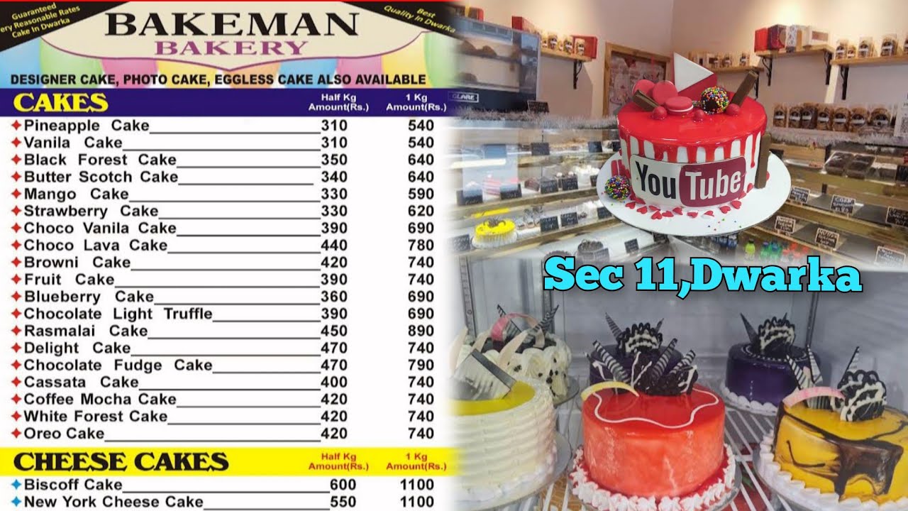 Bakeman Cake & Pastry - Sector 11, Dwarka, Delhi