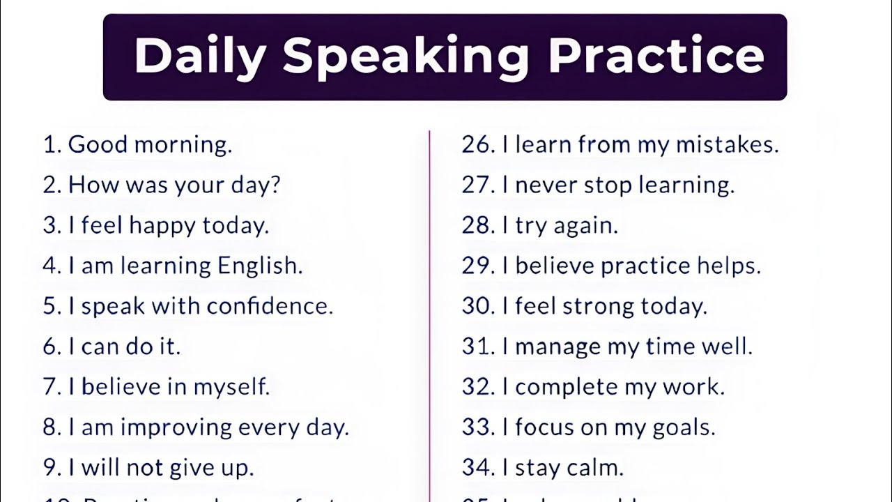 Daily speaking practice|everyday conversation|conversations practice ...