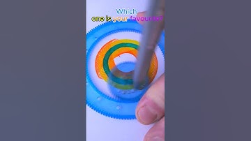 Mix of Spirographs  #art #drawing #satisfying