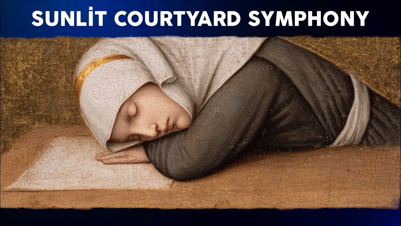 Sunlit Courtyard Symphony – Gentle Medieval Fantasy Instrumental | Peaceful Lute & Harp Ambience