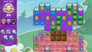 Candy Crush Saga LEVEL 6481 NO BOOSTERS (new version)