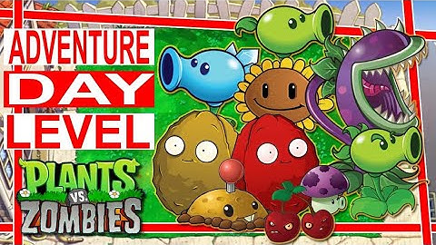 The Beginning! Adventure Mode, Plants vs. Zombies (#1)