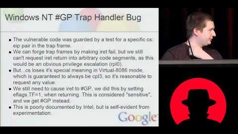 Blackhat 2010 - Theres a party at ring0-Tavis Ormandy Julien Tinnes - Part.mov