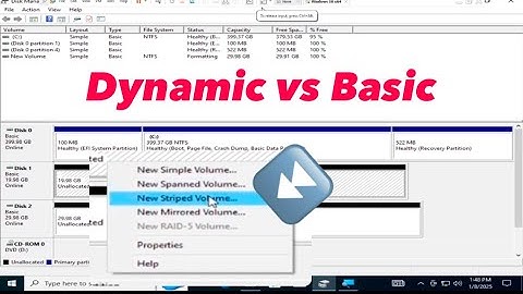 Difference between dynamic and basic disk || #tech_jaiveer #youtube #tranding #microsoft