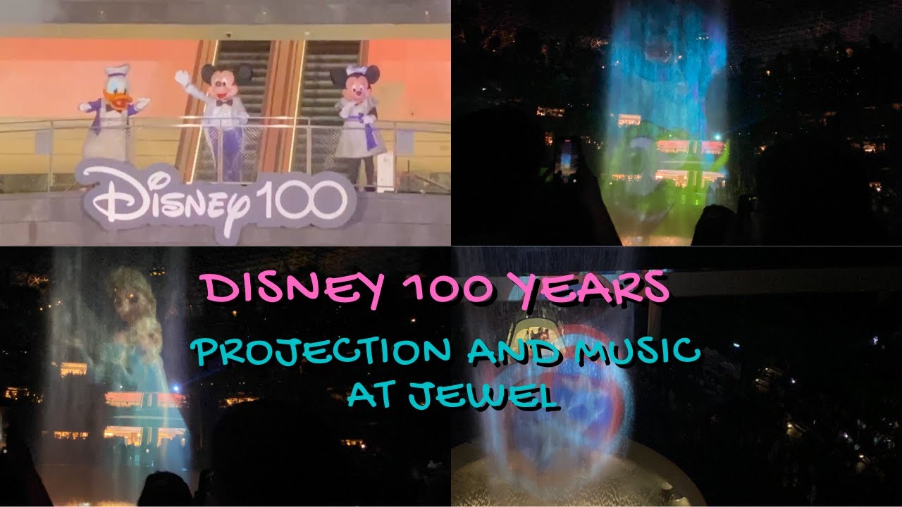 Disney100 in Singapore  Light & Sound Show, Photo Spots at Jewel