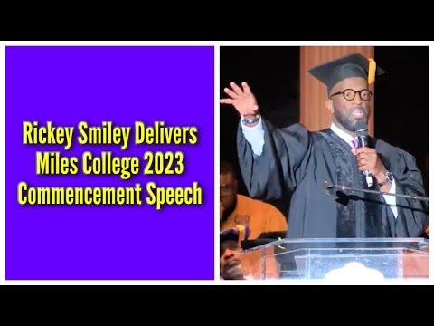 Rickey Smiley Delivers Miles College 2023 Commencement Speech