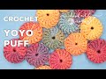 Crochet YoYo Puff 3D Motif (Crochet Macarons) & How to Join Them