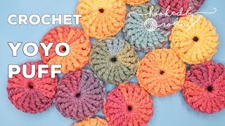 Crochet YoYo Puff 3D Motif (Crochet Macarons) & How to Join Them