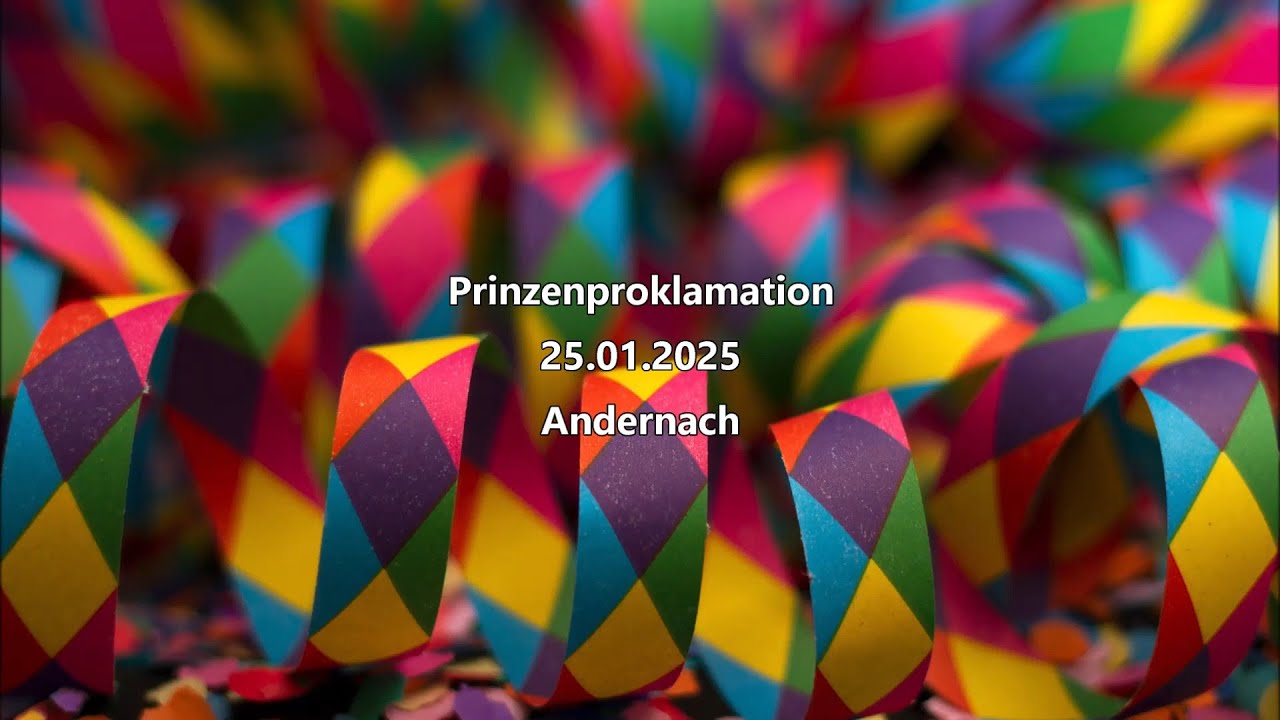 Prinzenproklamation 25 01 2025 Andernach