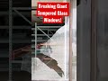 Breaking Giant Tempered Glass Windows! #shorts #satisfying #breaking #glass #windows