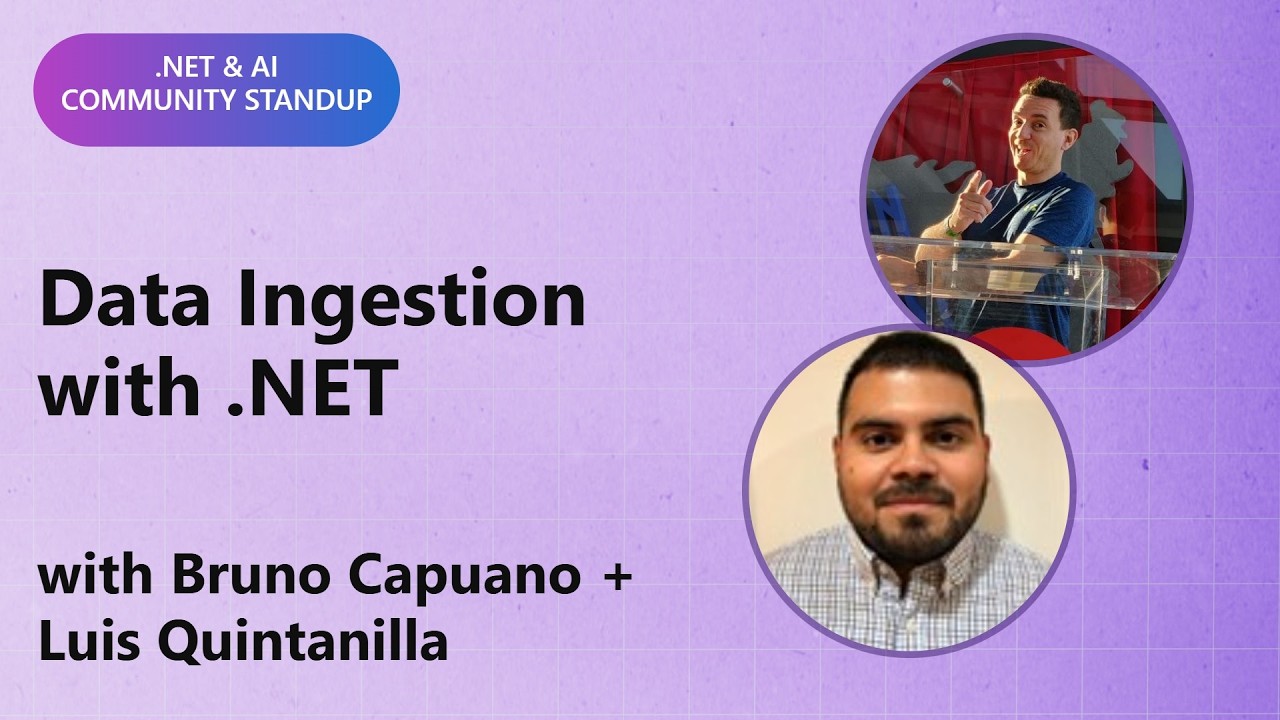 .NET AI Community Standup: Data Ingestion with .NET
