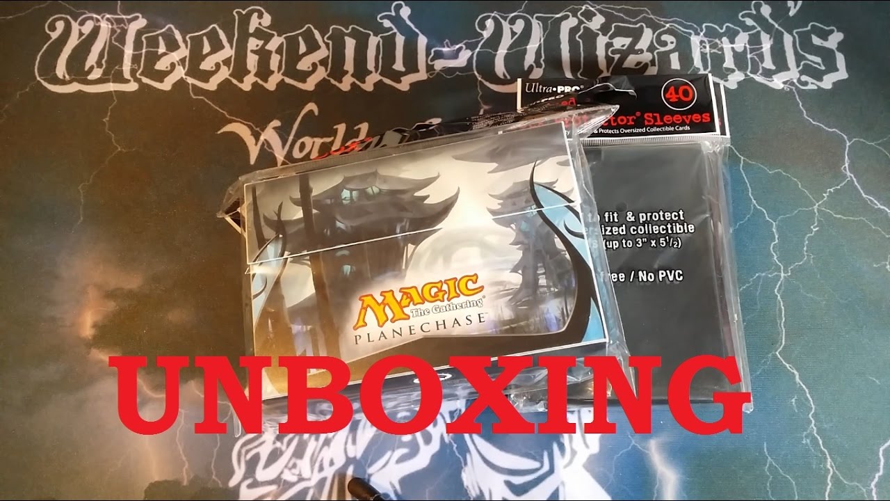 Magic The Gathering Planechase Deckbox + Oversize Sleeves YouTube