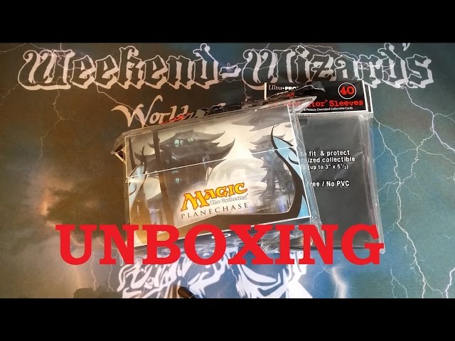 Magic: The Gathering - Planechase Deckbox + Oversize Sleeves - YouTube
