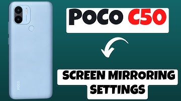 POCO C50 Screen Mirroring Settings || Screen Mirroring || Screen Cast