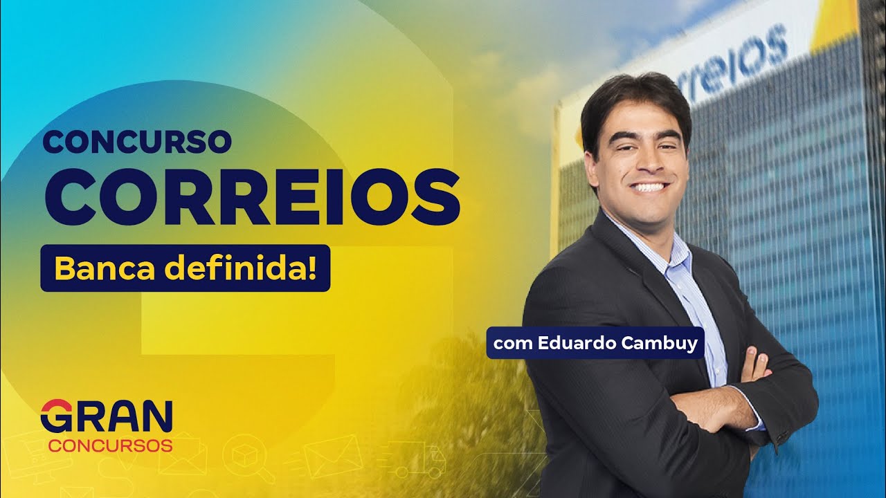 Concurso Correios | Banca Definida e Edital em Breve com 3.468 Vagas! Saiba Tudo com Eduardo Cambuy!