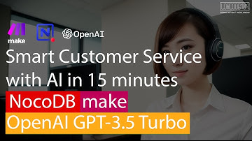 OpenAI GPT-3.5 Turbo x Make x Email x NocoDB: Low Code Smart Cust. Service Helpdesk in 15 minutes