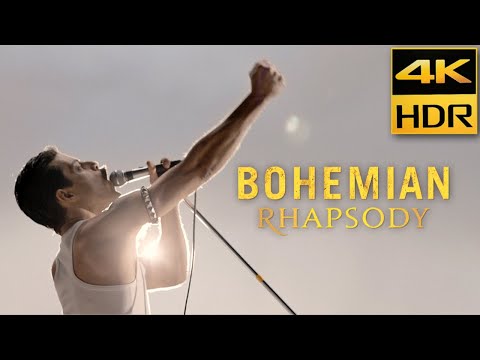 Bohemian Rhapsody "Aye-Oh" "Hammer to Fall"  Live Aid Scene 4K HDR & HQ Sound -  Eng, Kor, Jap sub
