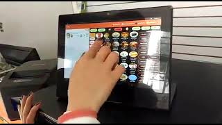 L shape Android tablet is widely used in restaurants