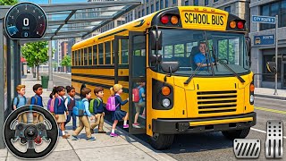 School Bus Driver 3D - City Bus Simulator Game - Android Gameplay screenshot 1