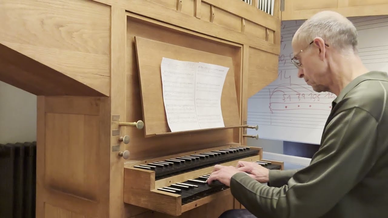 Muziekacademie Schaarbeek: Orgelklas - Fughetta in Bes (Andreas Sorge)