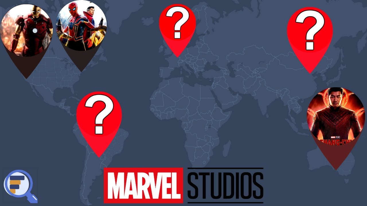 Where were 27 MARVEL Movies Filmed (Map)? YouTube