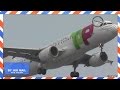 Planespotting at Copenhagen Airport - Air Portugal landing &amp; takeoff - Flyvergrillen