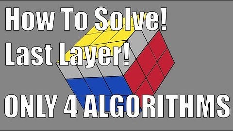How to Solve a 3x3x3 Rubik