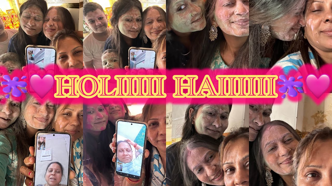 Holi Vlog🫟❤️| HAPPY HOLI EVERYONE🫟🩷