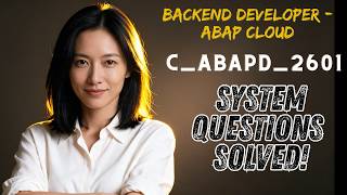 C_ABAPD Practice Tasks - SAP Backend Developer ABAP Cloud