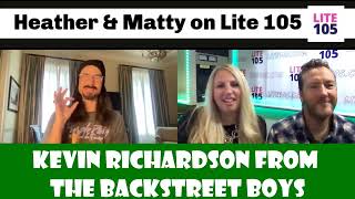 Kevin Richardson of Backstreet Boys zoom interview with Lite105 (October 2022)