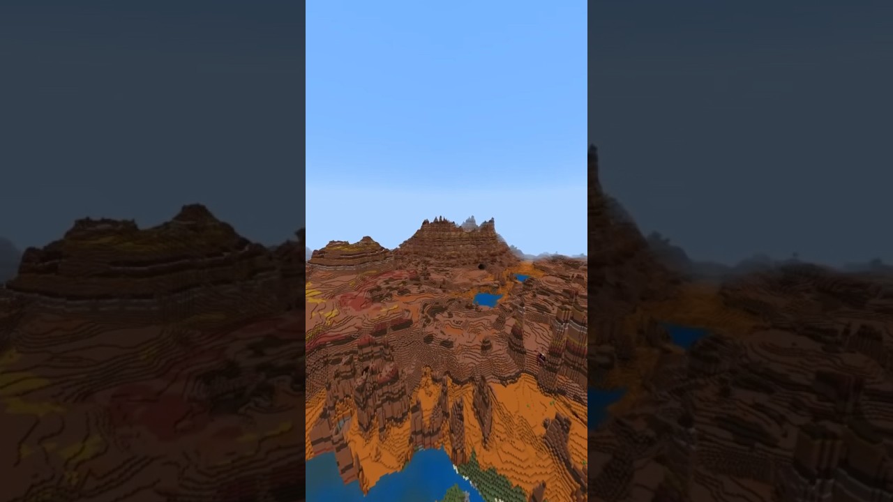 INSANE Mesa Biome Seed In Minecraft