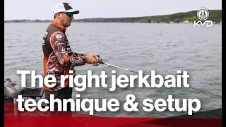 Ideal Jerkbait Rod & Line Weight Explained : Kevin VanDam's Jerkbait Fishing Setup