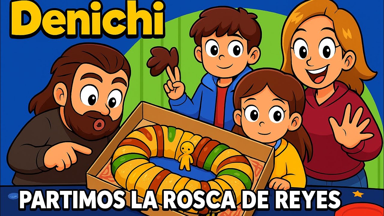 Partimos la rosca y me gané el Muñeco dorado 😃😀😆 