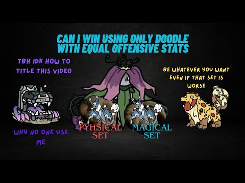 Can I win using only Doodle with equal offensive stats: Doodle world pvp