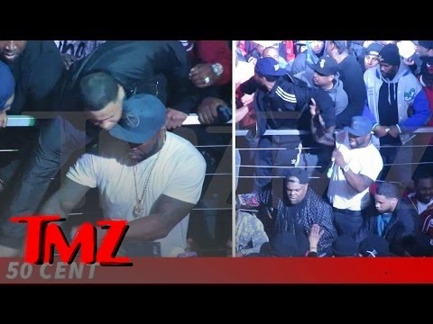 50 Cent Keeps Cool (Mostly) As Club Gig Gets Violent | TMZ