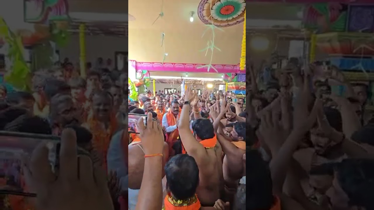 MLA PrakashGoud garuAtAyyappa Temple Shamshabad #ayyappa#ayyappapatalu#ayyappadeeksha #ayyappaswamy