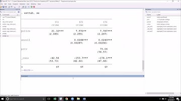 Tables in Stata with estout