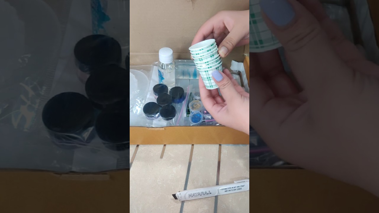 Unboxing my new Resin art kit ✨ 