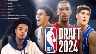 30 y/o Grown Man UNZIPS BOOKBAG at 2024 NBA Mock Draft!