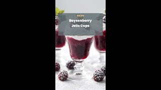 Boysenberry Jello Cups #Shorts