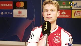 Een knotsgekke wedstrijd tussen Ajax en Bayern München eindigde in ...