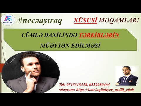 Video: Cümlədə dərc edilib?