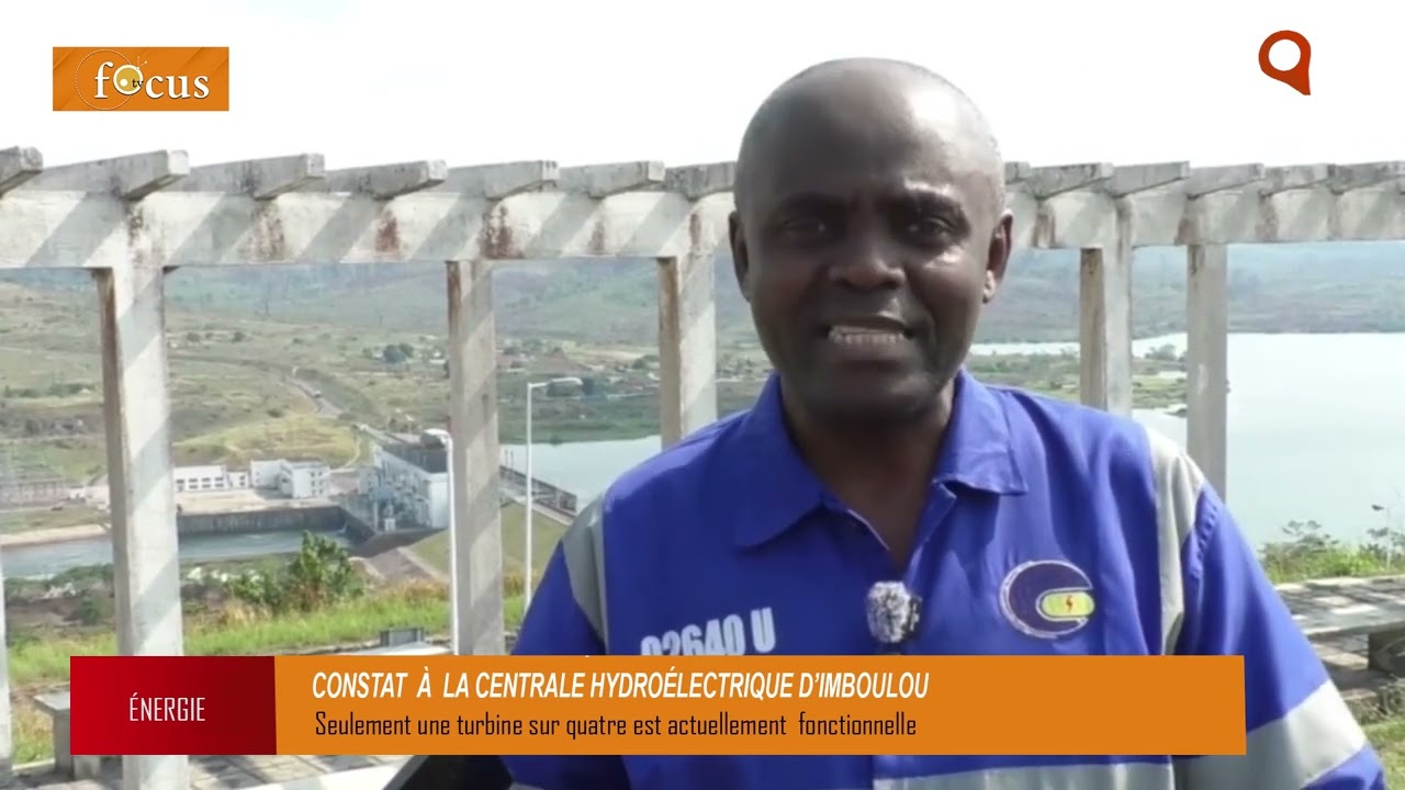 Le  barrage hydroélectrique d'Imboulou dans une état critique. 