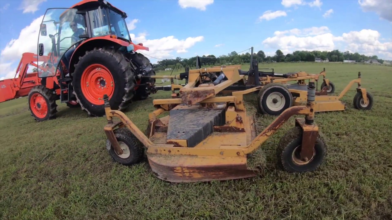 Kubota & Woods largest mower! YouTube