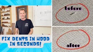 Fix Dents in Wood in Seconds!
