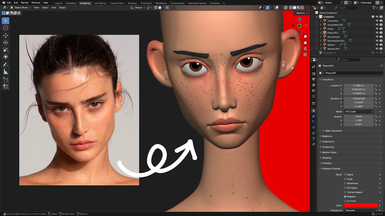 Этот ОДИН НАВЫК помог мне стать лучше в скульптурировании | Процесс скульптурирования в реальном ...
