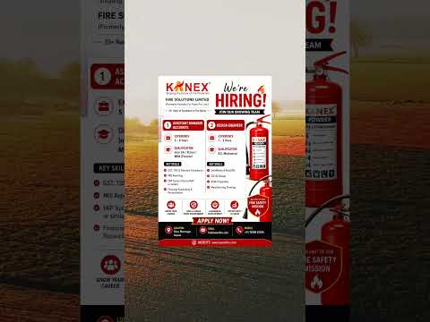 Kanex Fire Solutions | Accounts &amp; Design Engineer Information | Bhavnagar Update #Bhavnagar