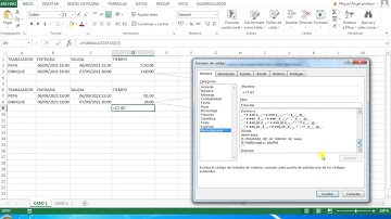 RESTAR HORAS DÍAS DISTINTOS EN EXCEL. OFIMÁTICA FÁCIL. MIGUEL ÁNGEL SIERRA