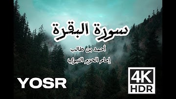 سورة البقرة كاملة بأداء عالي وجميل بصوت الشيخ أحمد بن طالب حميد (بدون اعلانات)